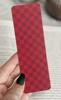 Checkered Bookmark