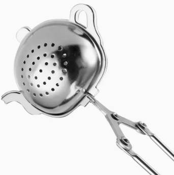 Kettle Shaped Pinch Tea Strainer