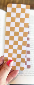 Checkered Bookmark