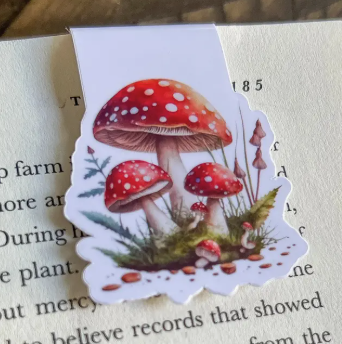 Mushroom Magnetic Bookmark